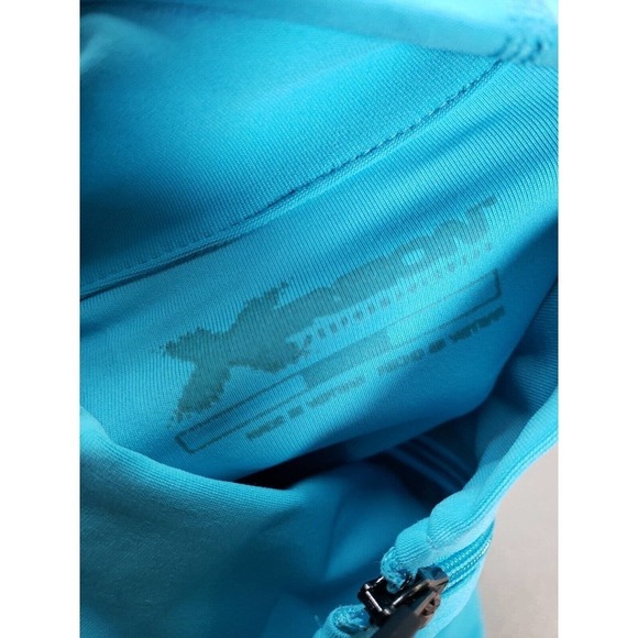Xersion Jacket Womens Small High Neck Blue Long Sleeve Full Zip Pockets Outdoor - Picture 8 of 13